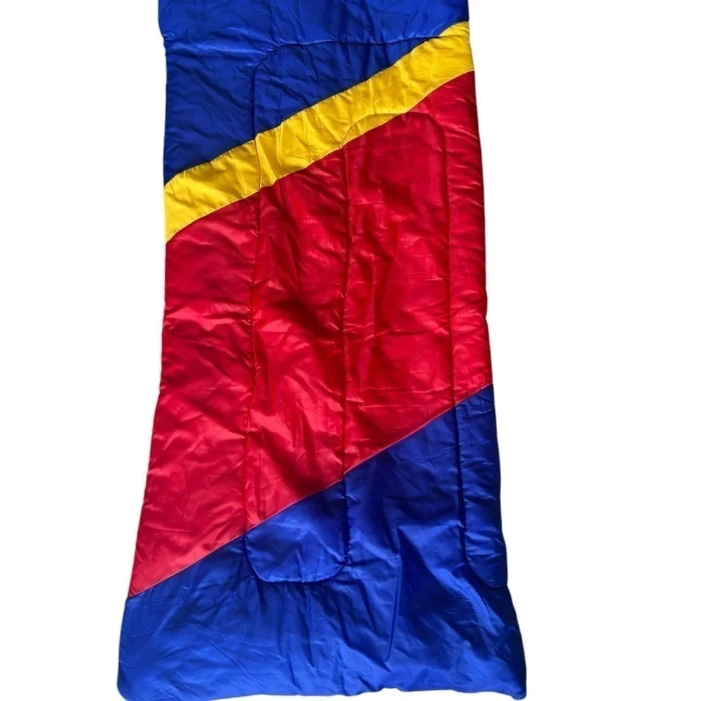 Kool-a-Roo Vintage Sleeping Bag - Red, Yellow, Blue.  Childhood memories.